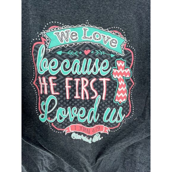 Fruit of the Loom Religious Cherished Girl Graphic T-Shirt Women's Size Small - Picture 5 of 6